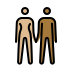 woman and man holding hands, medium-light skin tone, medium-dark skin tone